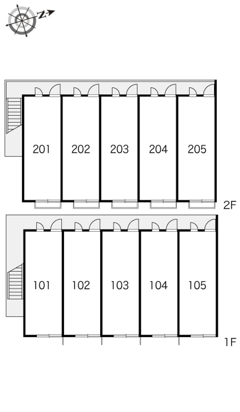 レオパレスＧＲＡＺＩＡ 間取配置図