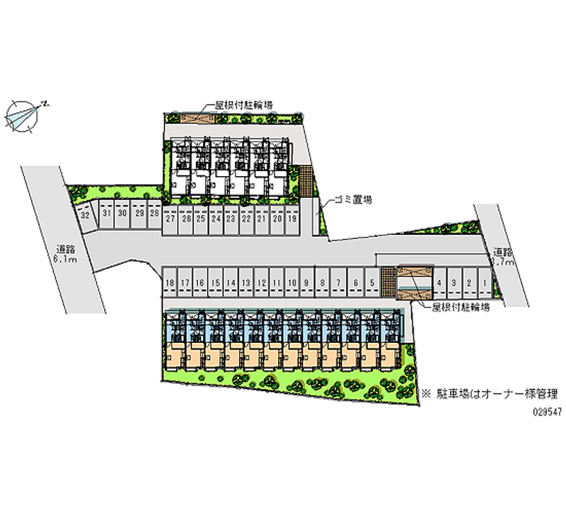 レオパレスプロテクシオン 区画図
