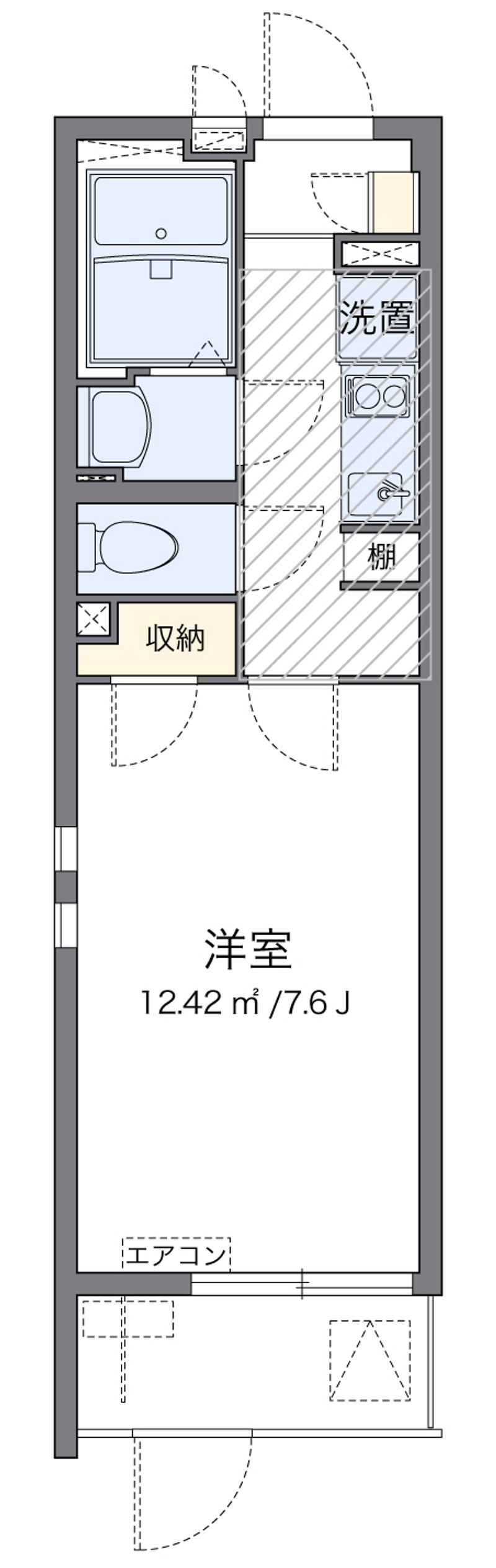 クレイノドエル　大久保Ｂ 間取り