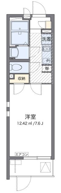 クレイノドエル　大久保Ｂ 間取り図