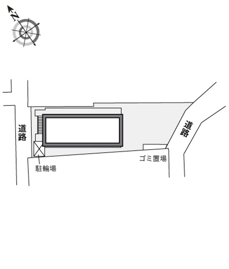 レオパレスみくりや 配置図