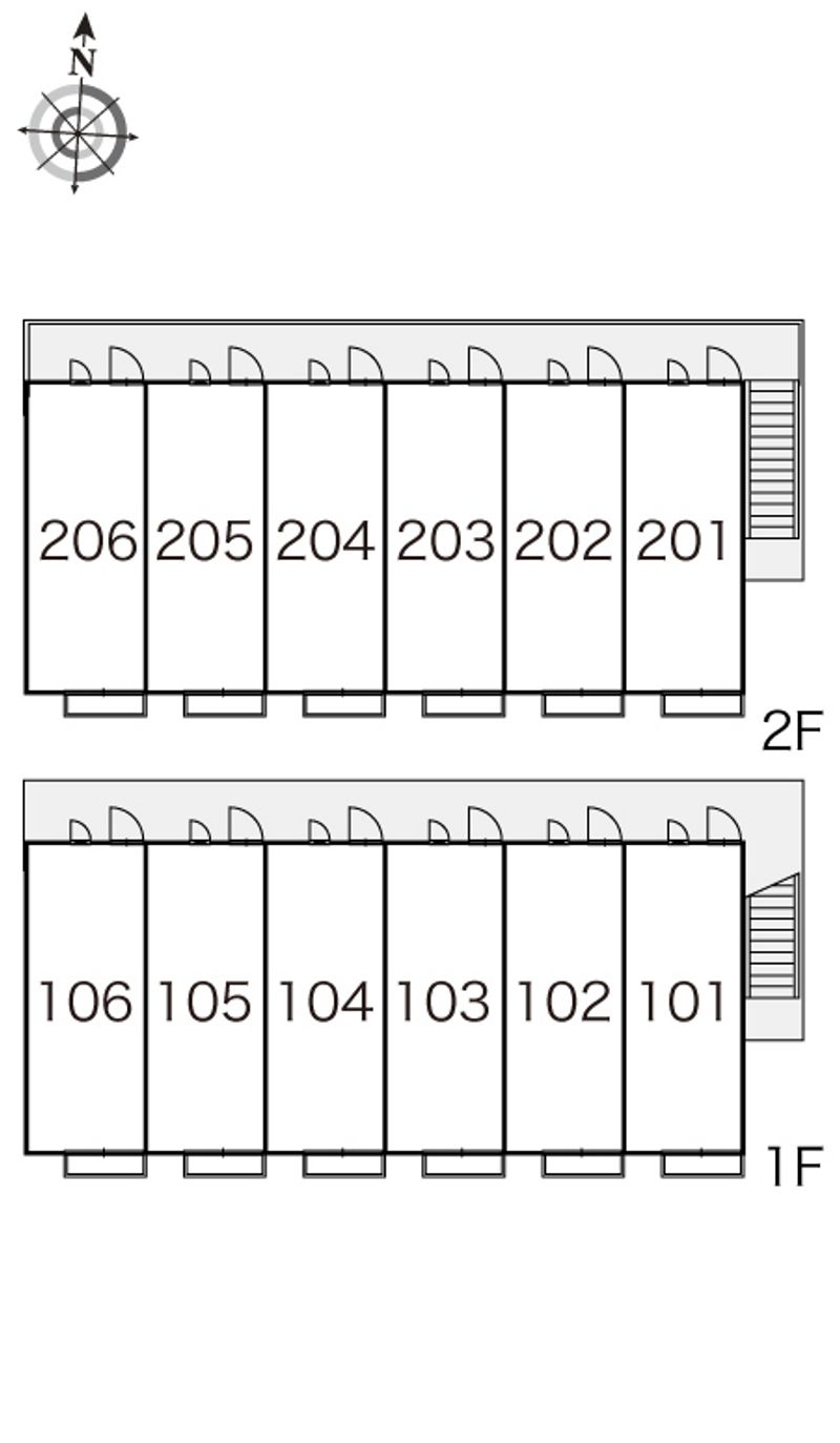 レオパレス番水 間取配置図