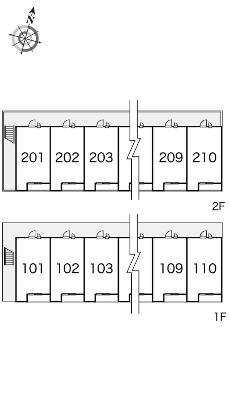 レオパレスサンシャイン 間取配置図