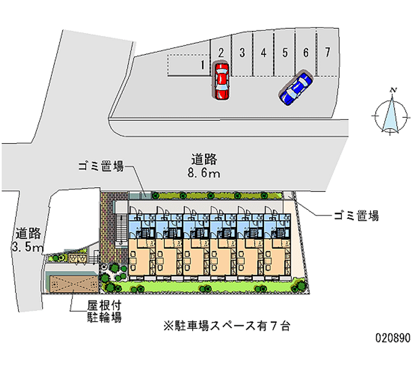 レオパレス清和 月極駐車場