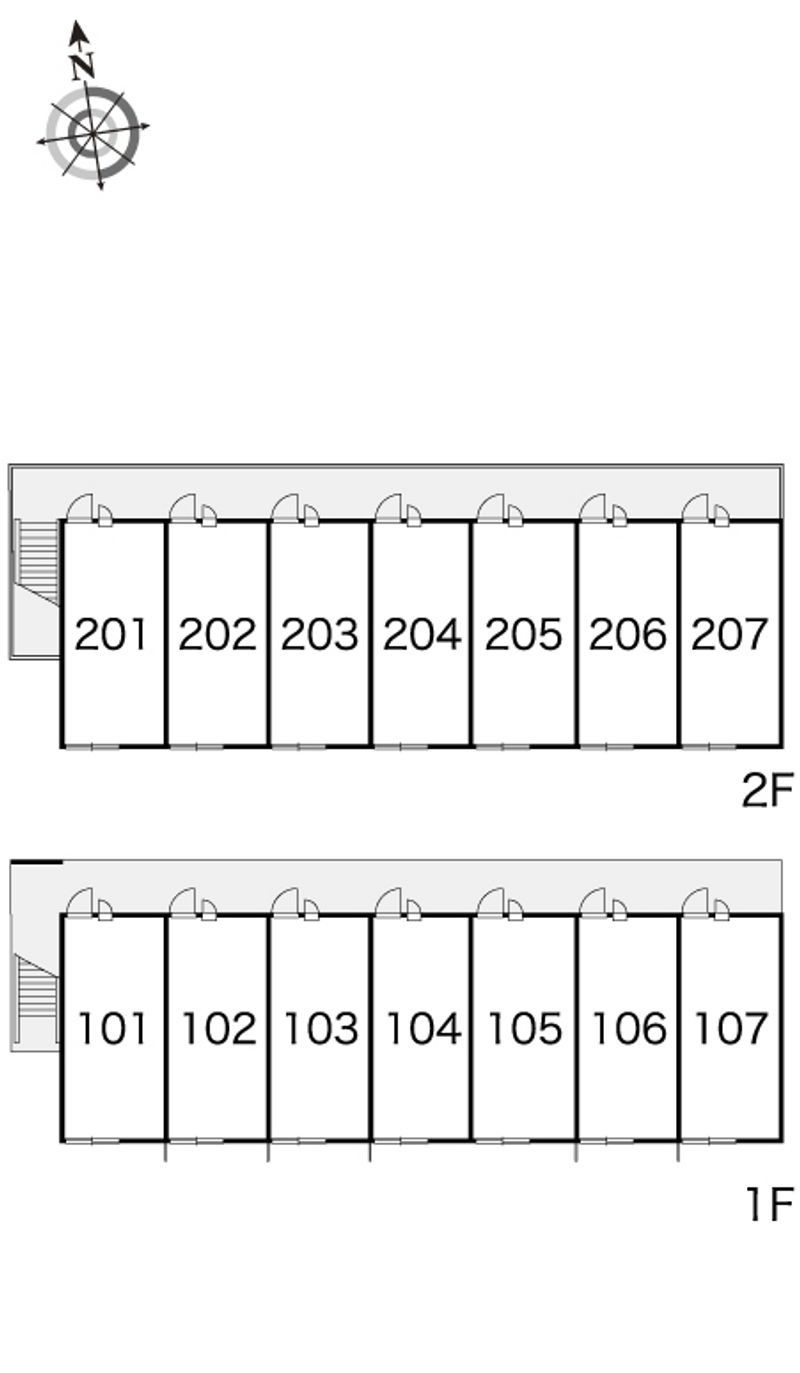 レオパレスエクセル 間取り配置図