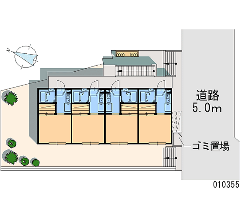 レオパレス湘南バード 区画図