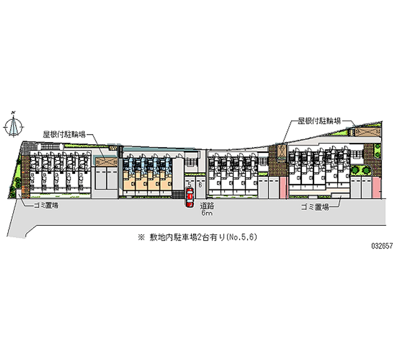 レオパレスたか 月極駐車場