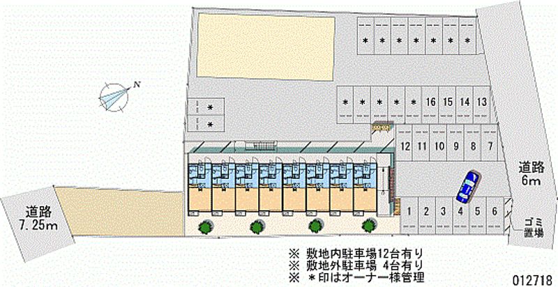 12718 Monthly parking lot