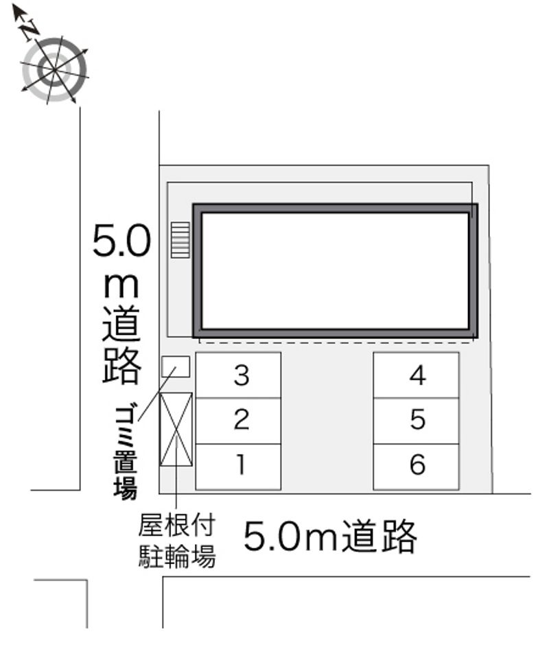 レオパレスゆうひ 駐車場
