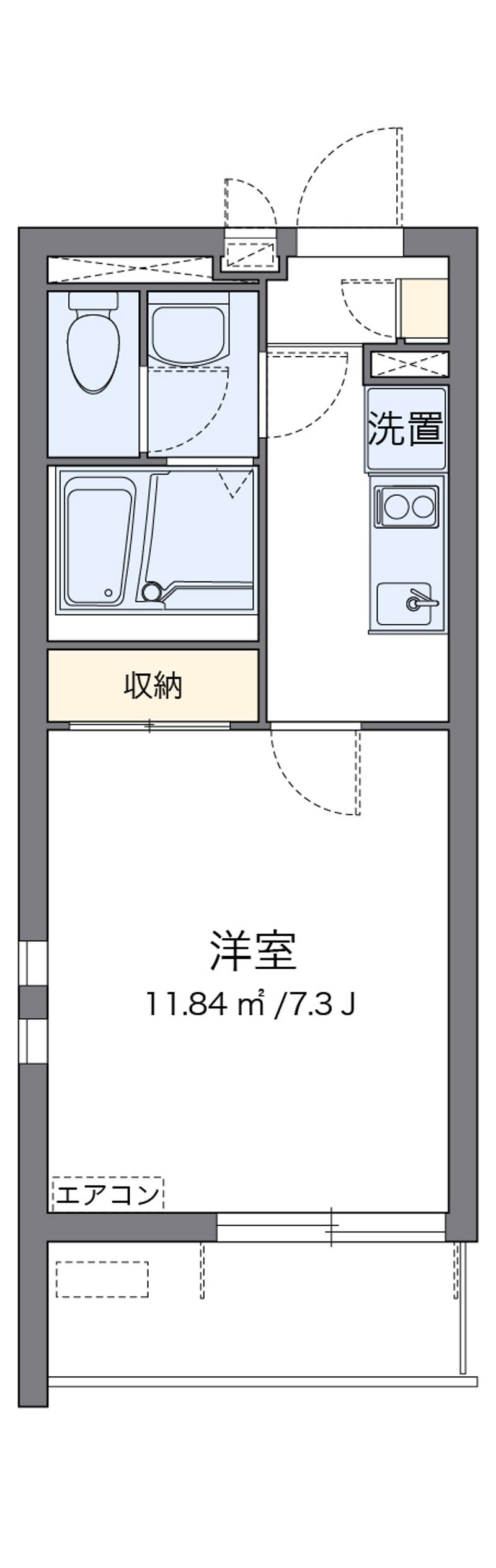 クレイノ善進本町 間取り
