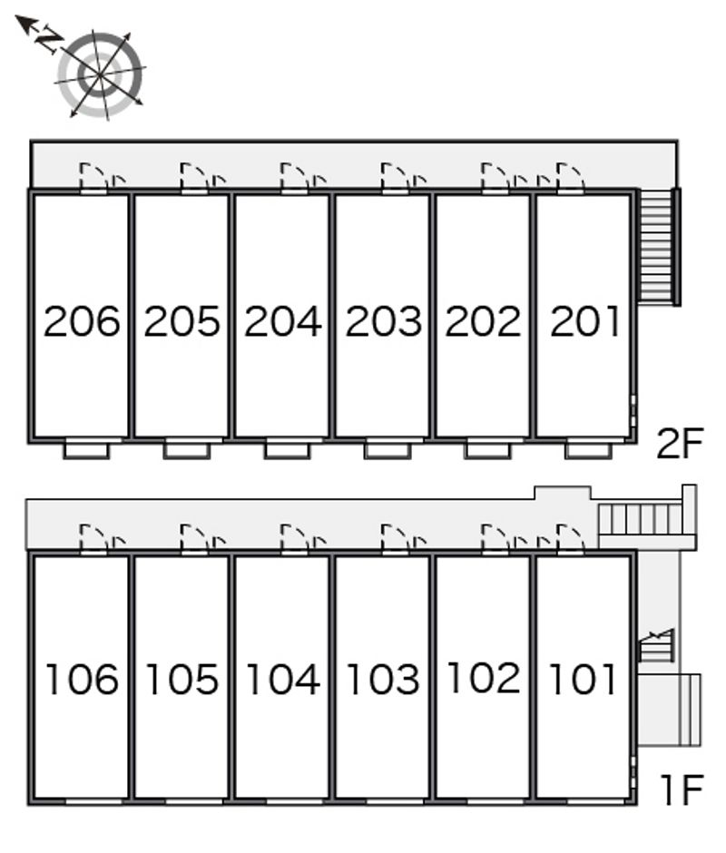 ヴィアロ成田東レジデンス 間取配置図