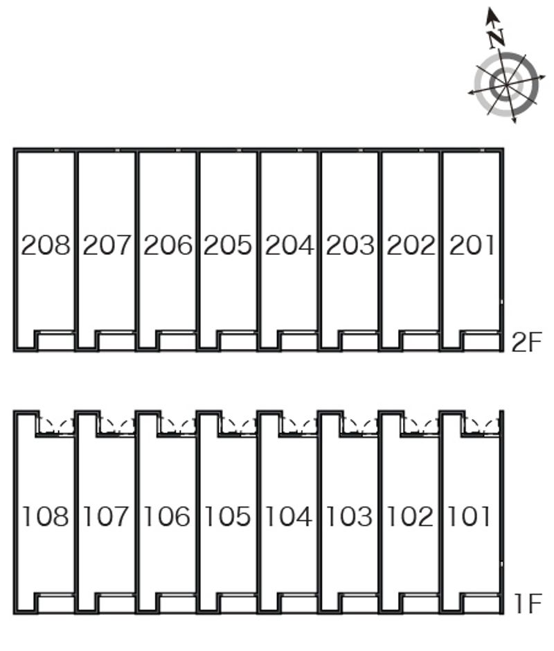 レオネクスト西河原Ⅱ 間取配置図