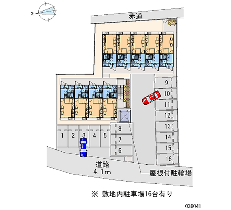 レオパレス喜多 月極駐車場