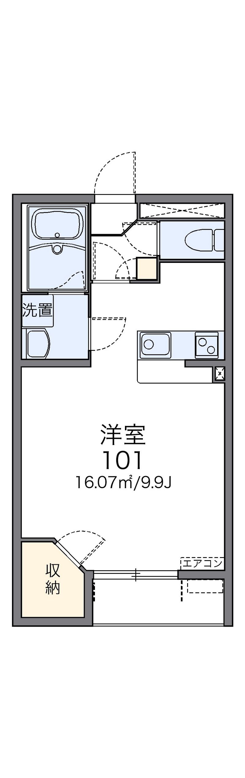 レオネクストキッショー３ 間取図