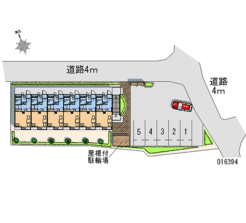 レオパレスストリーム 月極駐車場