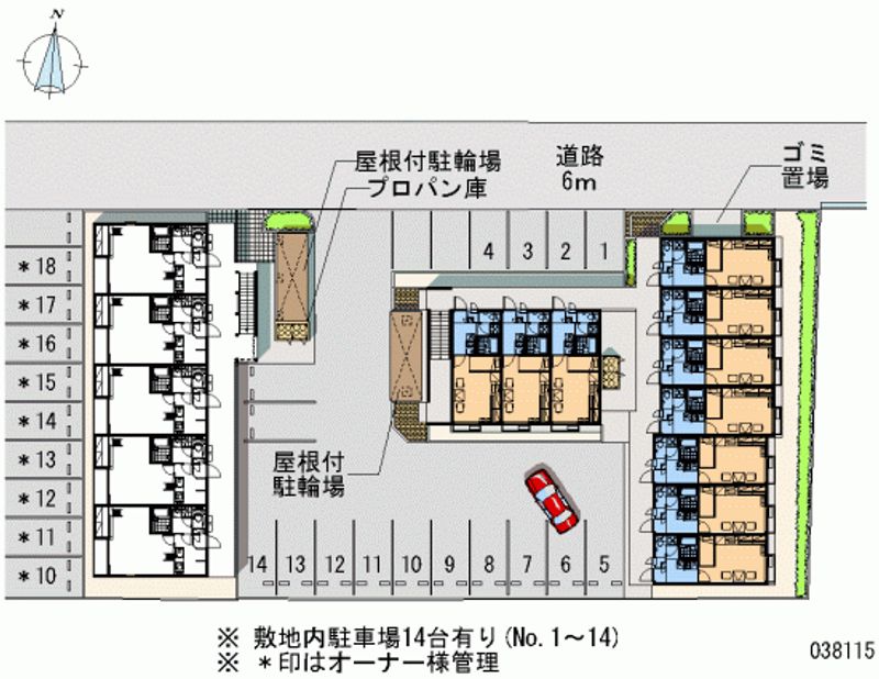 38115 Monthly parking lot