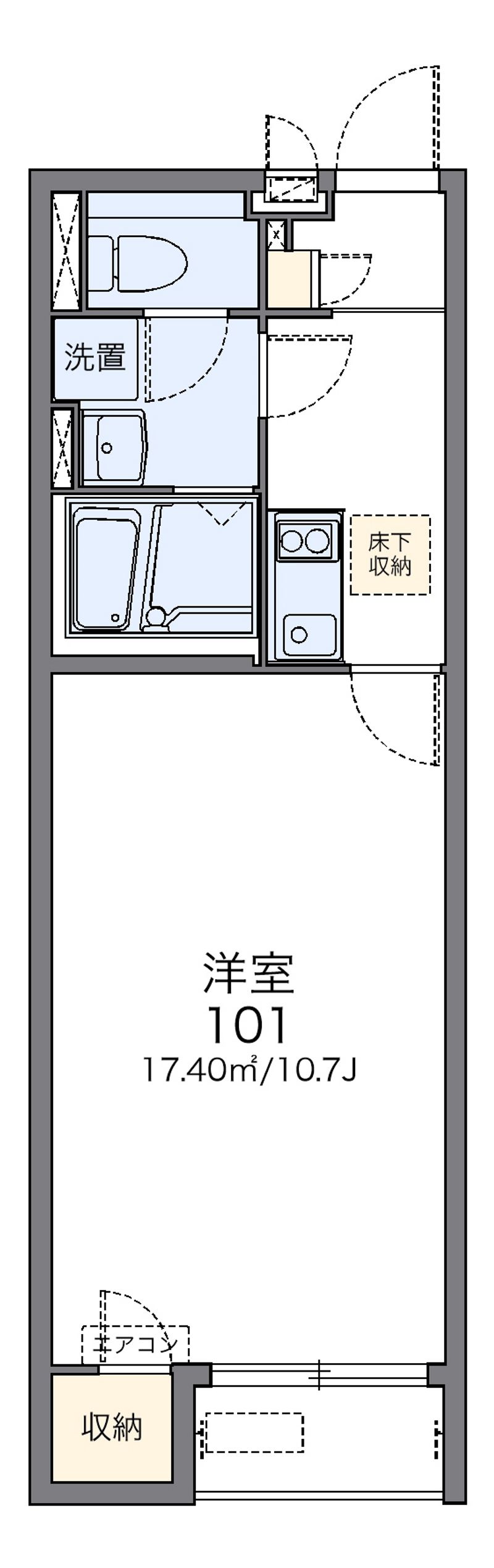 レオネクストロウェナ 間取図