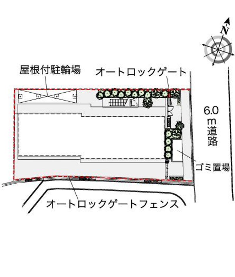 レオパレスＬｏｔｕｓ坂下 配置図