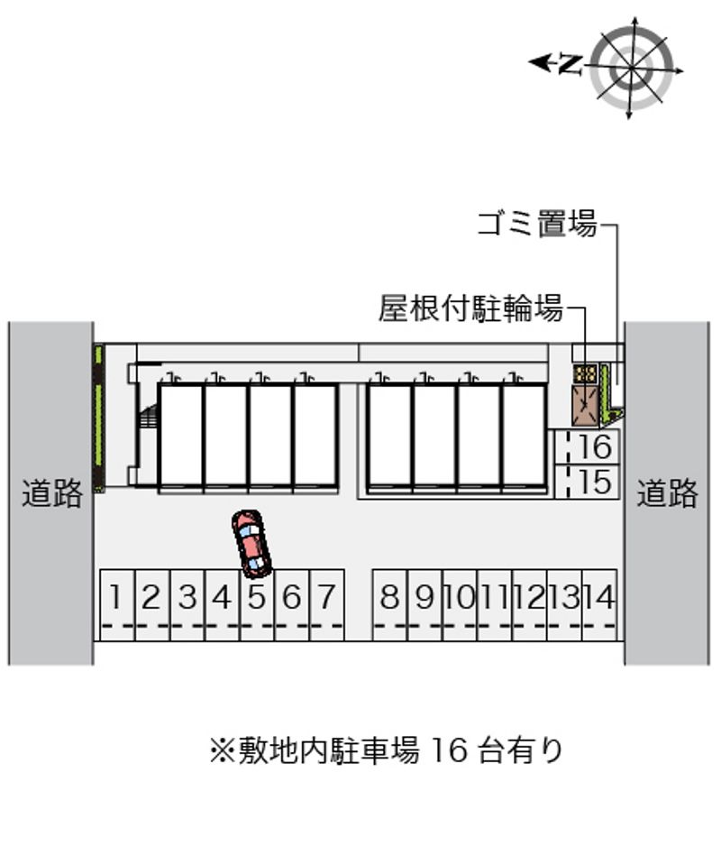 レオパレス弥生が丘 配置図