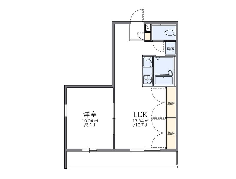 leopalace Ogikan 1 Floor plan