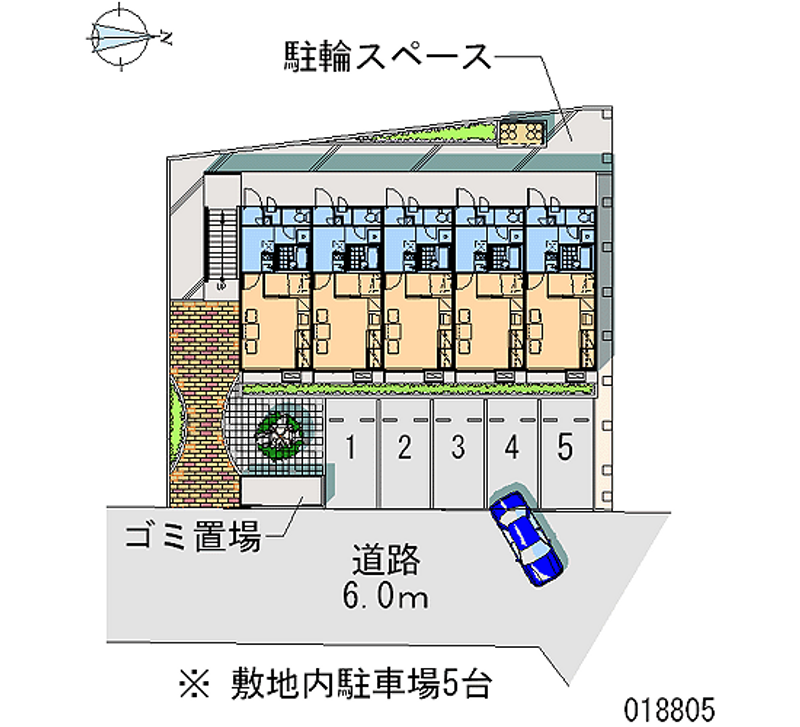 レオパレスＲＥＤ 区画図