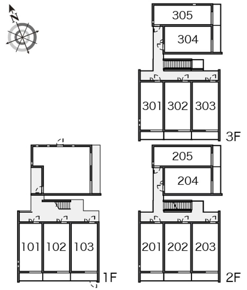 クレイノ荒川 間取り配置図