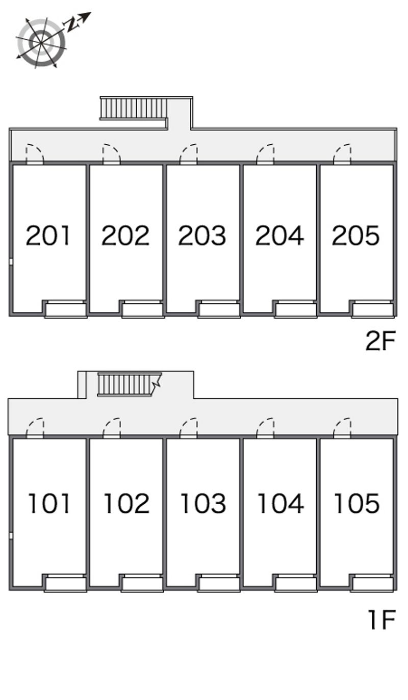 レオネクストメゾンド　フルール 間取配置図