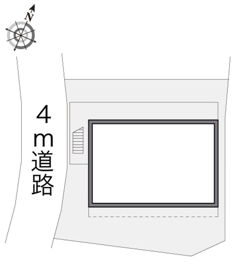 レオパレスメゾン・ド・矢向 配置図