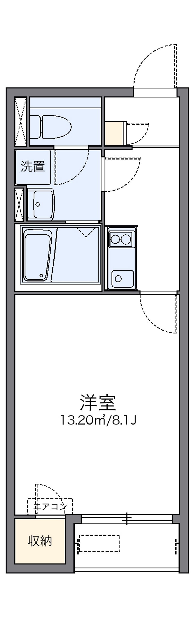 レオネクストリバティーベル 間取図
