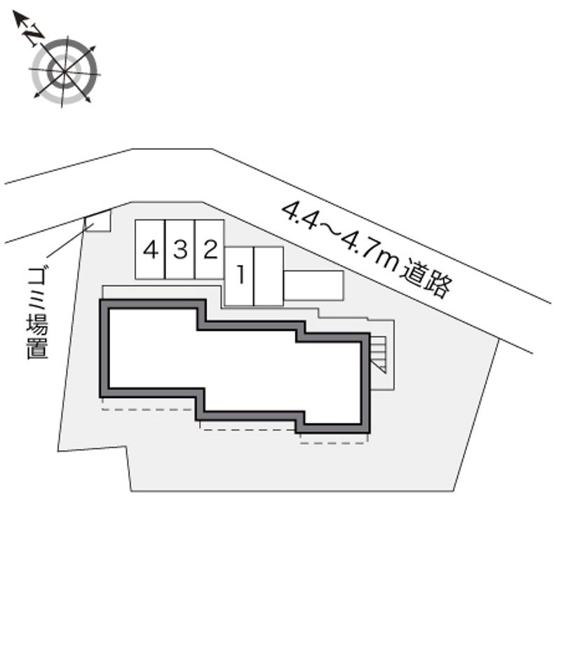 レオパレスＡＸＬ 配置図