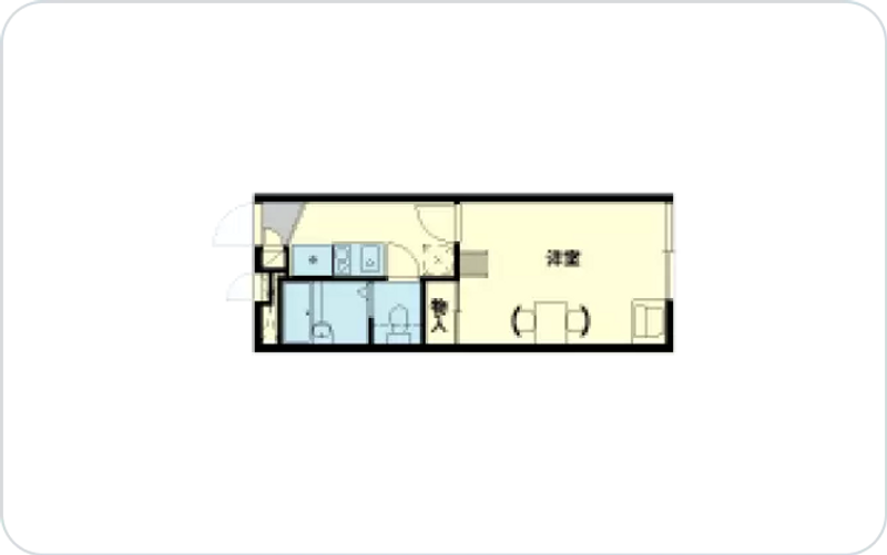 Loft (upper storage) type floor plan