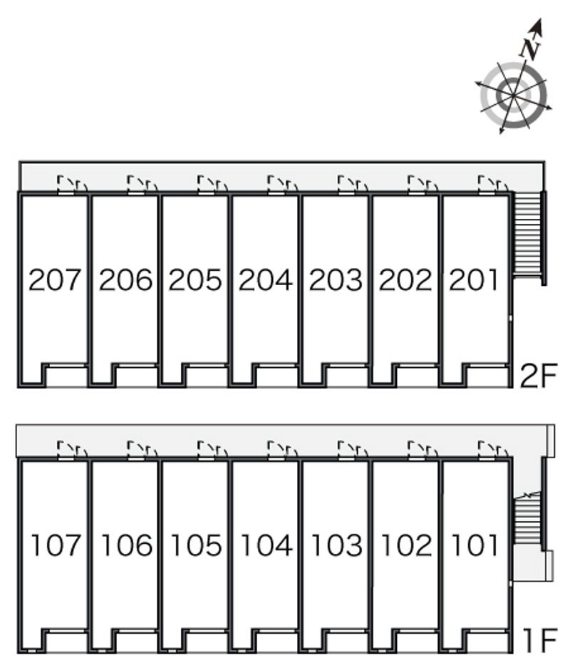 レオネクストセンターヒル 間取配置図