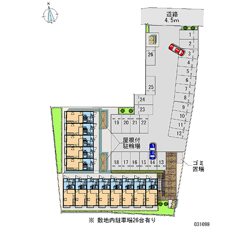 レオパレスガーデン 月極駐車場