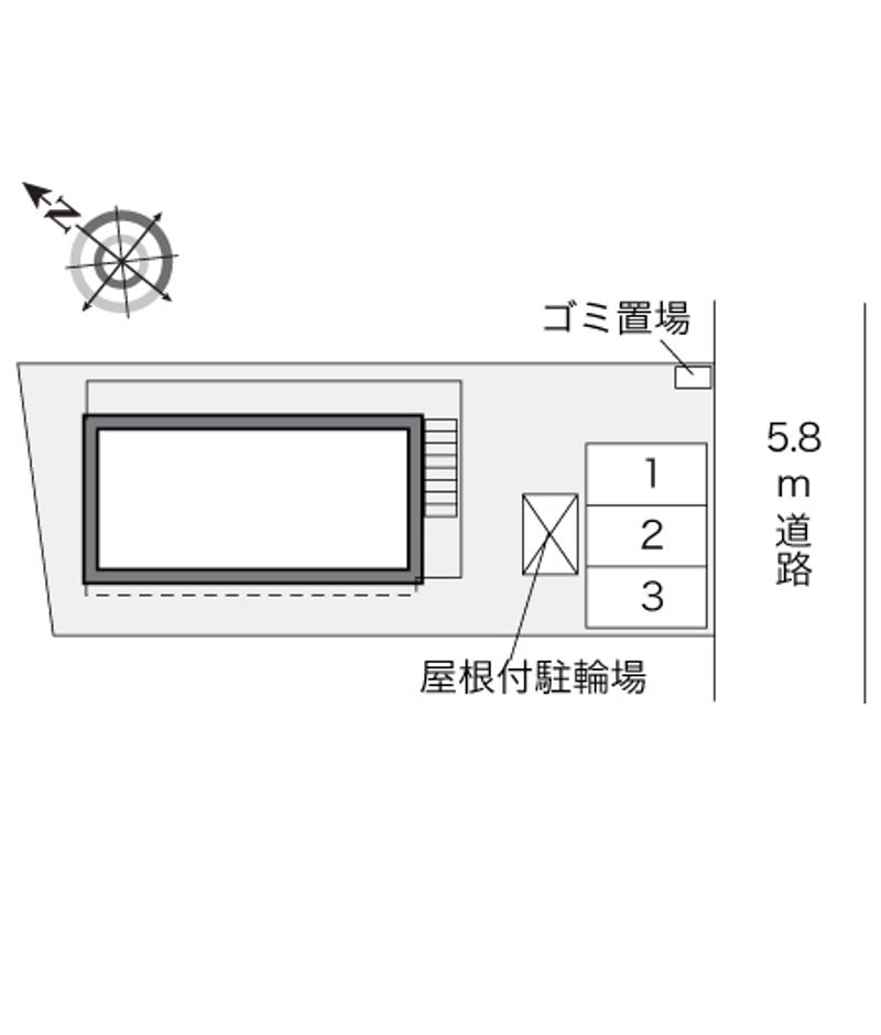 レオパレスＣＨＩＹＯＤＡ 配置図