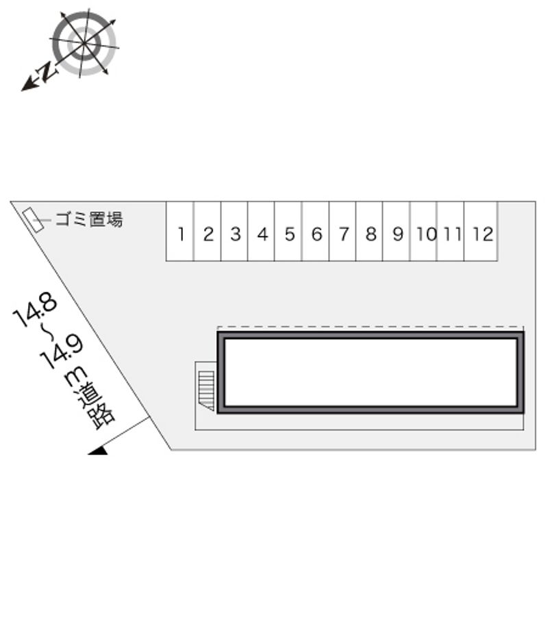レオパレスＴＯＫＩ 配置図