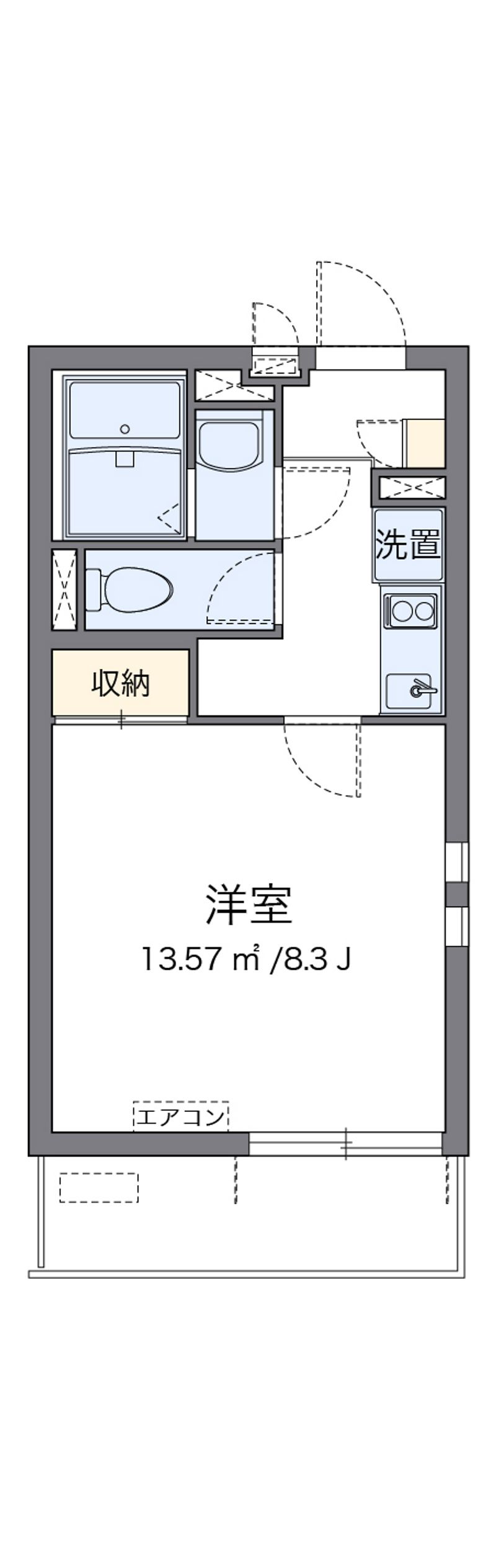 CLEINO All Miere Tenjin Floor plan