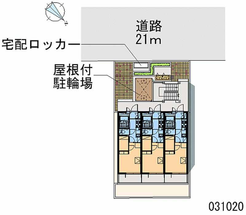 レオパレスマツザト 区画図