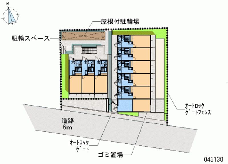 レオネクストドエル小竹向原 区画図