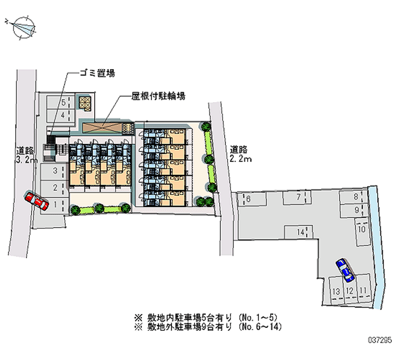 37295 Monthly parking lot