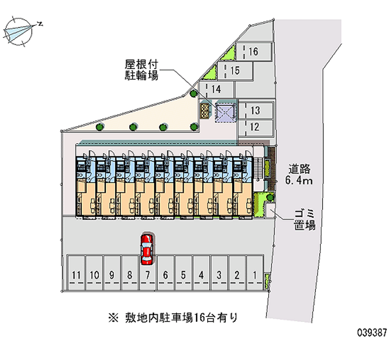 39387 Monthly parking lot