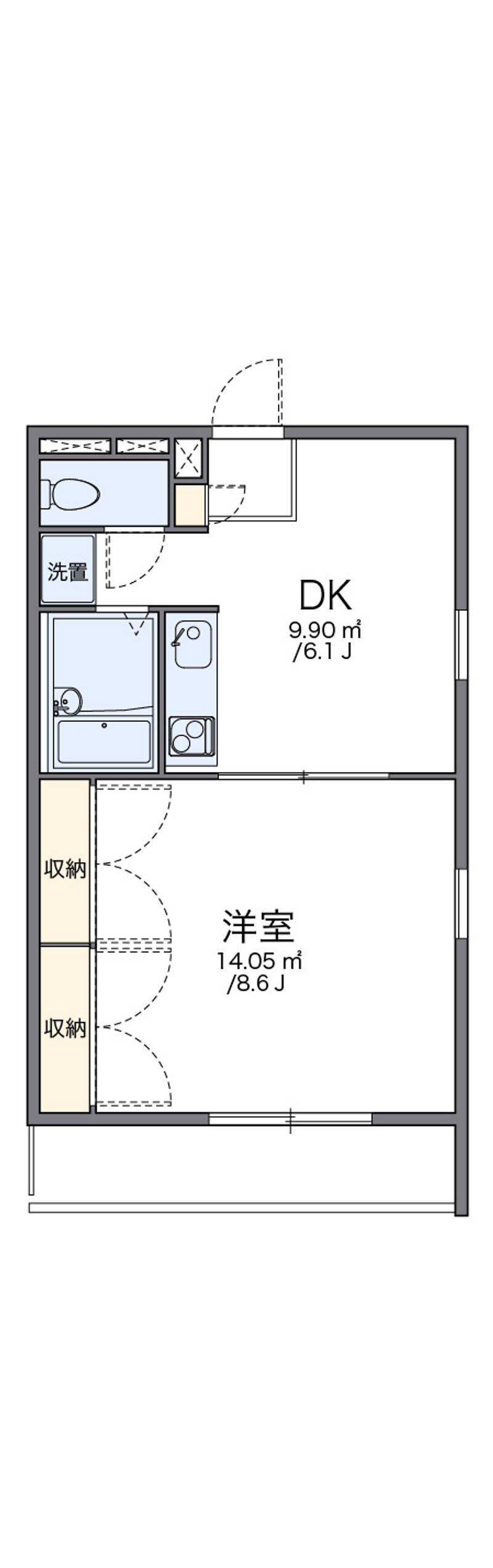 レオパレスロワール 間取図