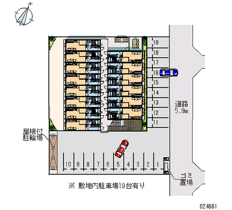 レオパレスＮｉｍｏ 月極駐車場