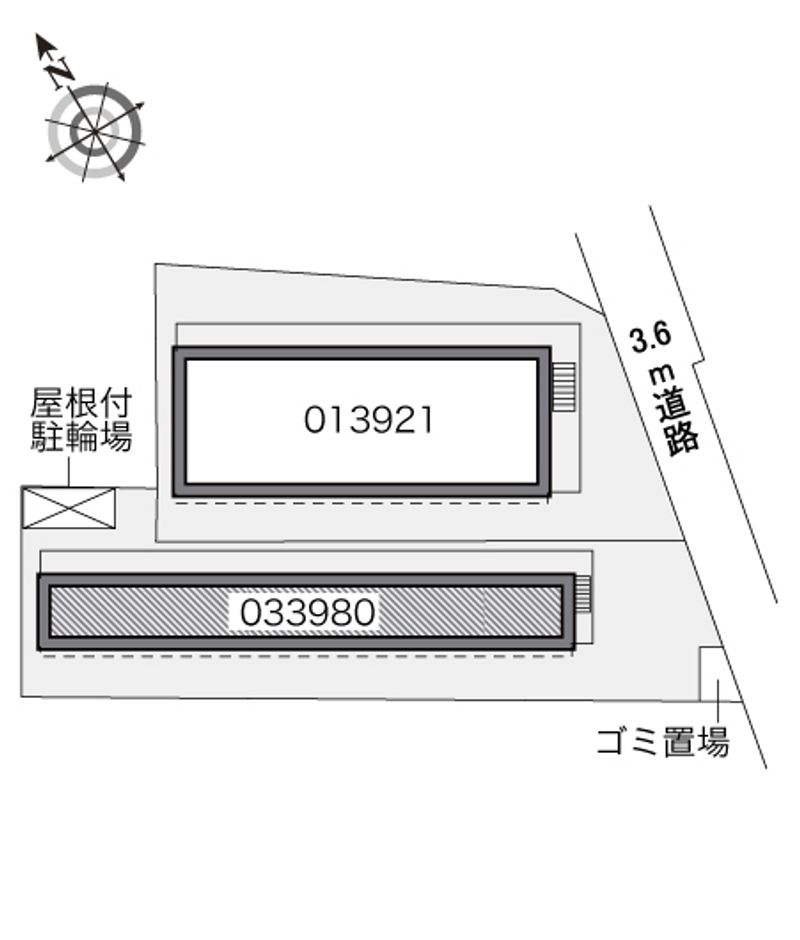 レオパレスソレイユⅡ 配置図