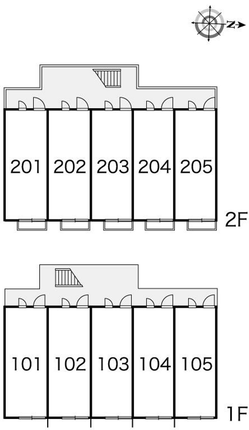 レオパレスコトブキ 間取配置図