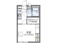 レオパレスプランタン 間取り図