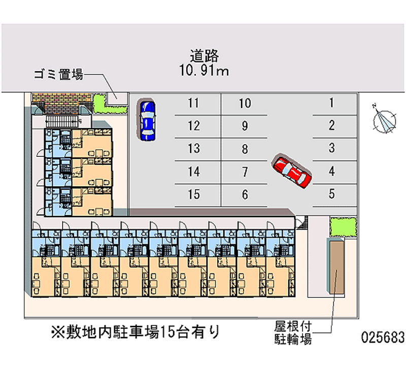 レオパレスＫ＆Ｈ 月極駐車場