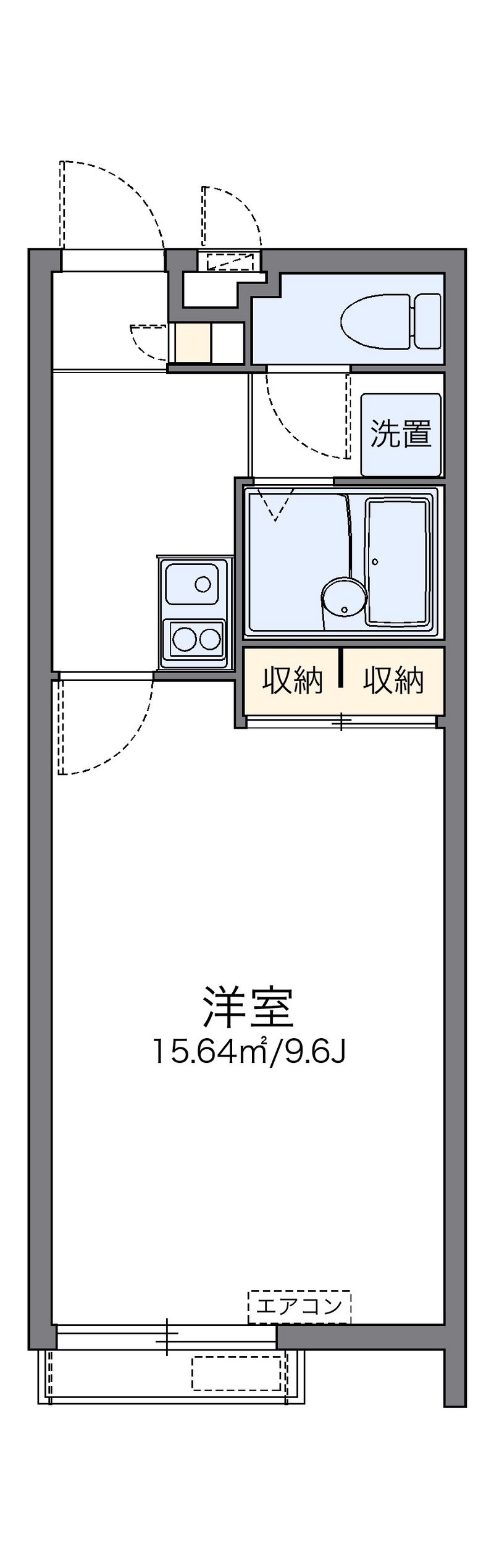 レオパレス南城 間取図