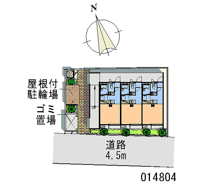 レオパレスネオス本町 区画図
