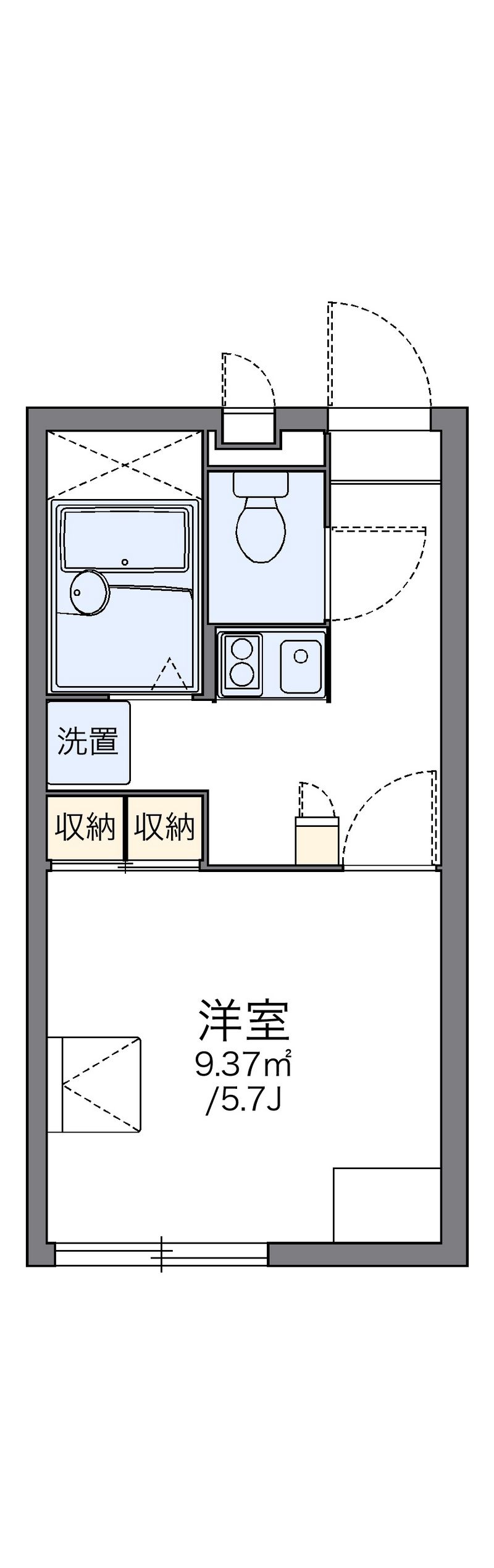 レオパレスガーデン桜ヶ丘 間取図