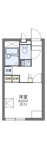 レオパレスガーデン桜ヶ丘 間取り図